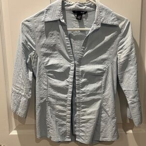 H&M Light Blue Top